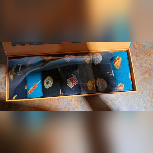 7 Days Food mens socks, New in box - Picture 4 of 4